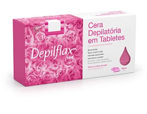 Cera Depilatória Quente Depilflax Rosa 1kg