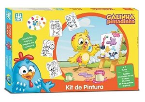 Kit De Pintura Galinha Pintadinha
