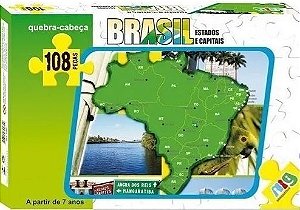Quebra Cabeça Brasil Estados E Capitais