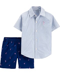 Conjunto Carter’s de 2 Peças - Flamingo