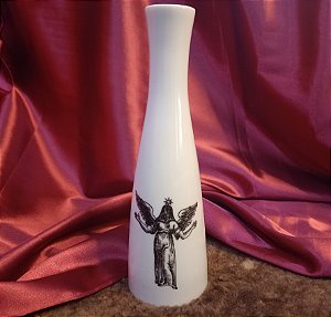 Vaso solitário de porcelana - Anjo