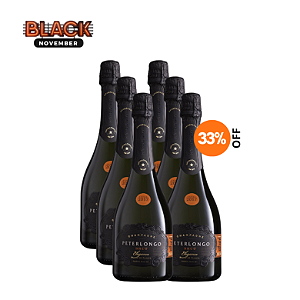 Kit 6 - Champagne Peterlongo Elegance Brut 2019 750ml