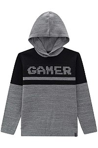 Blusão JohnnyFox Tricot Gamer Capuz