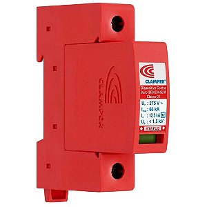 Dispositivo Contra Surto (DPS) 12,5/60KA DIN-SLIM Classe-01 275V