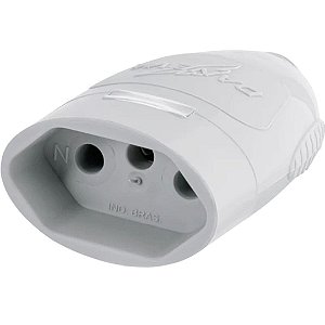 Plug Fêmea 2P+T 20A c/ Prensa Cinza Daneva