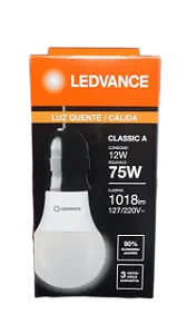 Lâmpada Led Bulbo 12W 3000K 1018 Lumens LEDVANCE