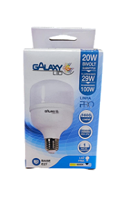 Lâmpada Led Globe Ultrabulbo 20W 6500K 1600 Lumens Galaxy LED