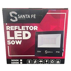 Refletor Led 50W 6000K Santa Fé