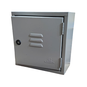 Caixa de Telefone Sobrepor CIE DG 30X30X14,5 Cinza FJ