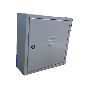 Caixa de Telefone Sobrepor CIE DG3 40X40X14,5 Cinza FJ