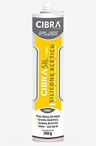 Silicone Acético Cinza 240g c/ 24 UN