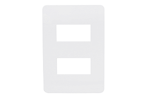 Placa 4X2 - 2 Módulos Branca Orion Schneider