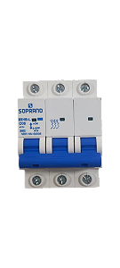 Disjuntor Tripolar Soprano 3X06A C - 6KA SHB3L-C006A