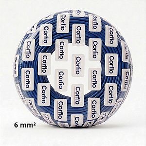 Cabo Flexível 6,0 mm Corfio 750V Antichamas Rolo 100m