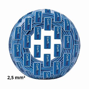 Cabo Flexivel 2,5mm Atox Azul Corfitox - Rolo 100 metros