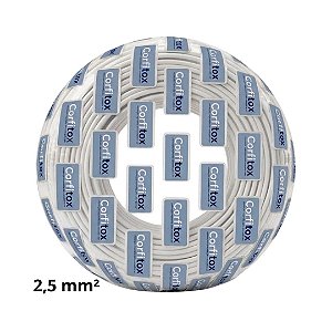 Cabo Flexivel 2,5mm Atox Branco Corfitox - Rolo 100 metros