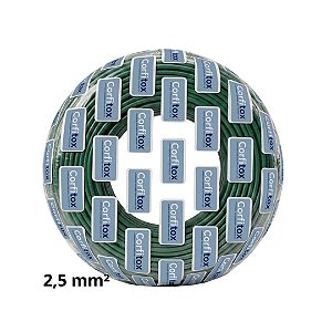 Cabo Flexivel 2,5mm Atox Verde Corfitox - Rolo 100 metros