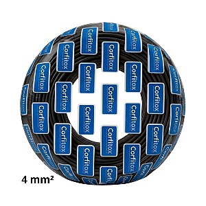 Cabo Flexivel 4mm Atox Preto Corfitox - Rolo 100 metros