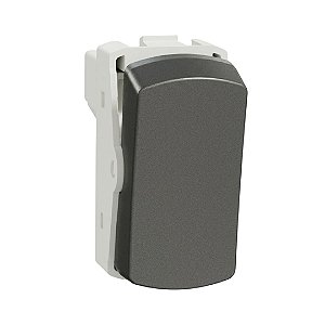 Módulo Interruptor Bipolar Simples 10A Grafite Miluz S3B72041