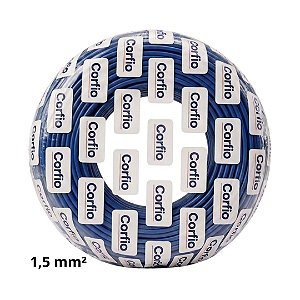 Cabo Flexível 1,5mm Azul 750V Corfio (Rolo com 100m)