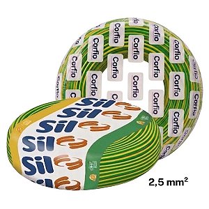 Cabo Flexivel 2,5mm Brasileirinho 100m Sil / Corfio