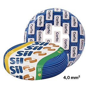 Cabo Flexivel 4mm Azul 100m Sil / Corfio