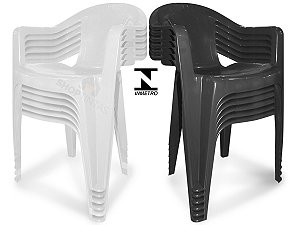 Jogo Mesa Monobloco Quadrada C 4 Cadeiras Branca Multiuso Lar Plastico -  Shop Tintas