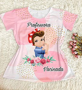 Blusinha Professora Vacinada