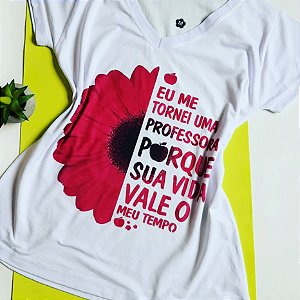 Blusinha Eu me tornei professora