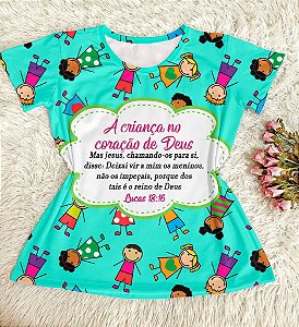 Blusinha A criação do coração de Deus