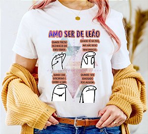 Blusinhas amo ser Leão