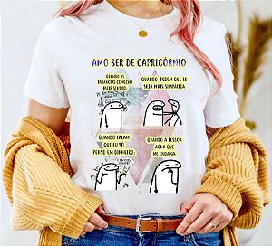 Blusinhas amo ser de capricórnio