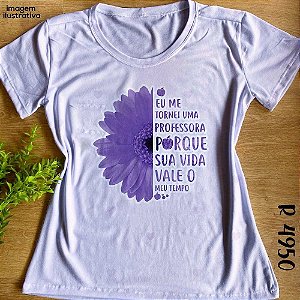 Blusinha Eu me tornei professora L3