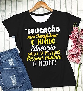 Blusinha Mudar o mundo