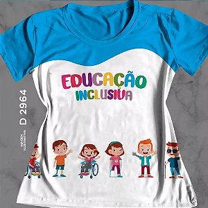 Blusinha Educação Inclusiva