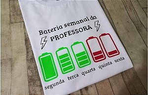Blusinha bateria de professora