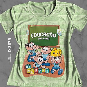 Blusinha Educação por amor