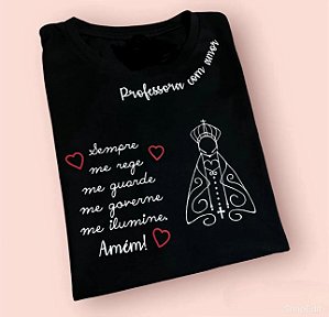 Blusinha Professora com amor