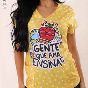 Bata com bolso gente que ama ensinar