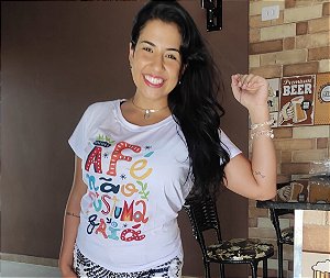 Blusinha a fé não custuma faia