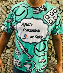 Blusinha agente comunitário de saúde