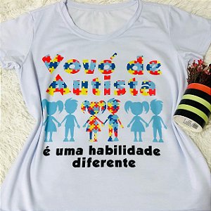 Blusinha Vovó autista
