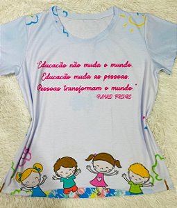 Blusinha Pessoas transformam o mundo