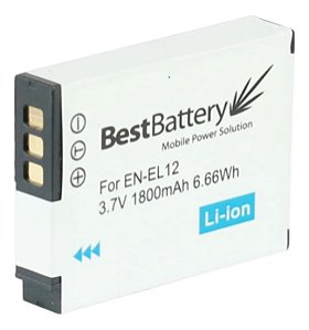 Bateria En-el12 1800 mAh  Para Nikon Coolpix S70, S610, S620, S630, S640, S710, S1000