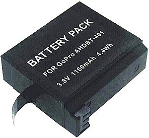 Bateria  recarregável AHDBT-401 1600mah para Gopro digital