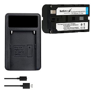 Kit 1x1 Np-f550/np-f570 Para Sony Ccd-sc5 sc55 sc65 Handycam
