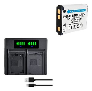 Kit 1x1 Bateria NP-45 LI-40B/LI-42B P/ Olympus Stylo 710 730