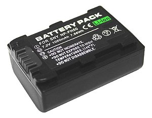 Bateria NP-FH50 1050mAh 7.2V P/ Sony HDR-TG5V TG7 SR10E UX5E