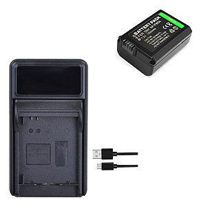 Kit 1 Bateria NP-FW50 Para Sony Alpha A6500 A7 A7R 7S NEX-3N