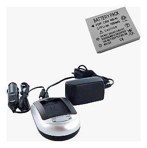 Kit Carregador + Bateria NB-4L Para Canon PowerShot SD940 IS